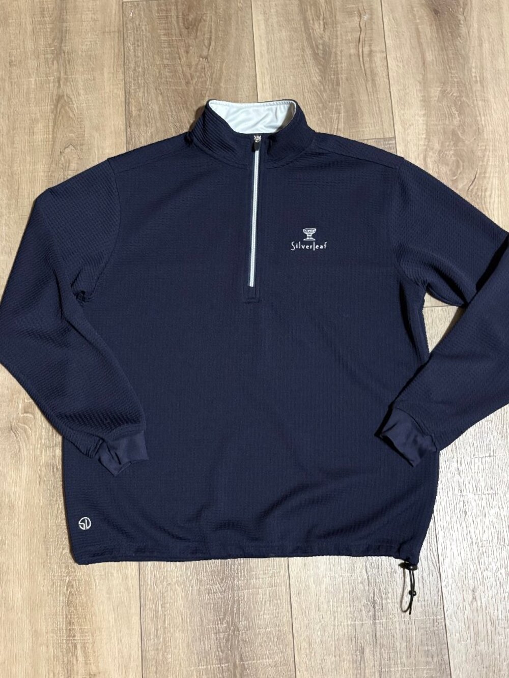 Straight Down Optic Waffle Quarter Zip Men's Medium